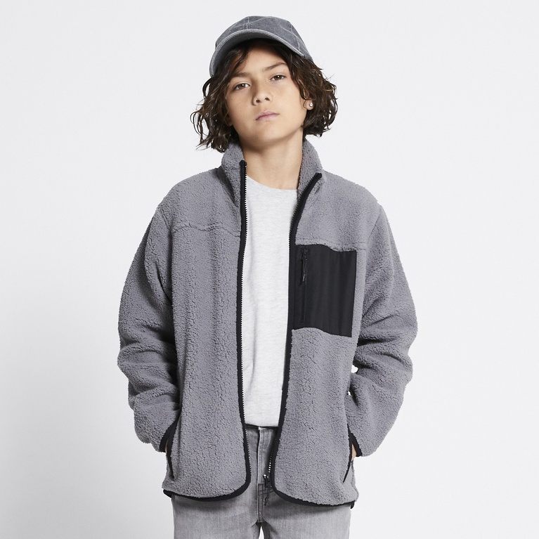 Pile jacket "Edor Star" Grey